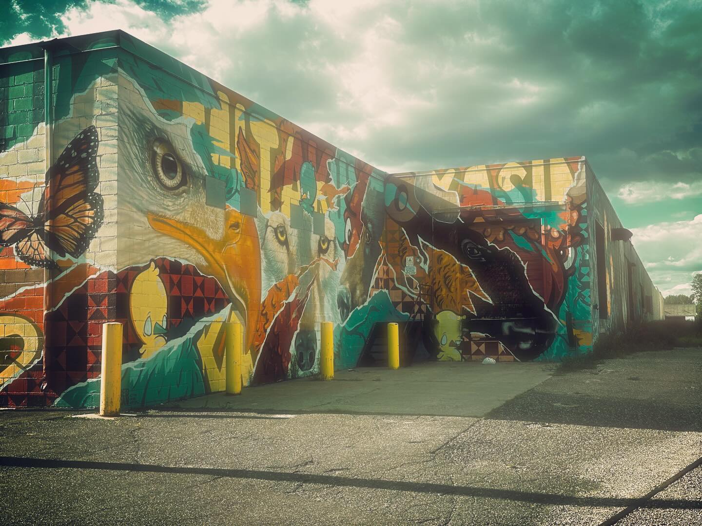 One of the murals in my neighborhood. #publicartwork